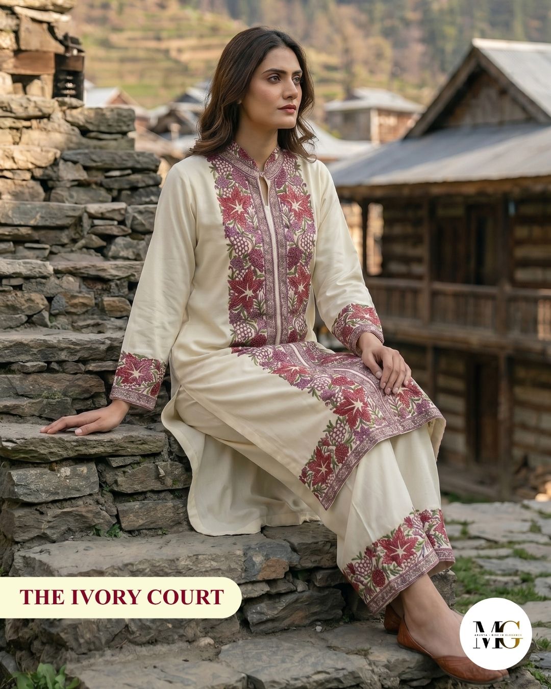 The Ivory Court by Achkan Muse - Coord Set