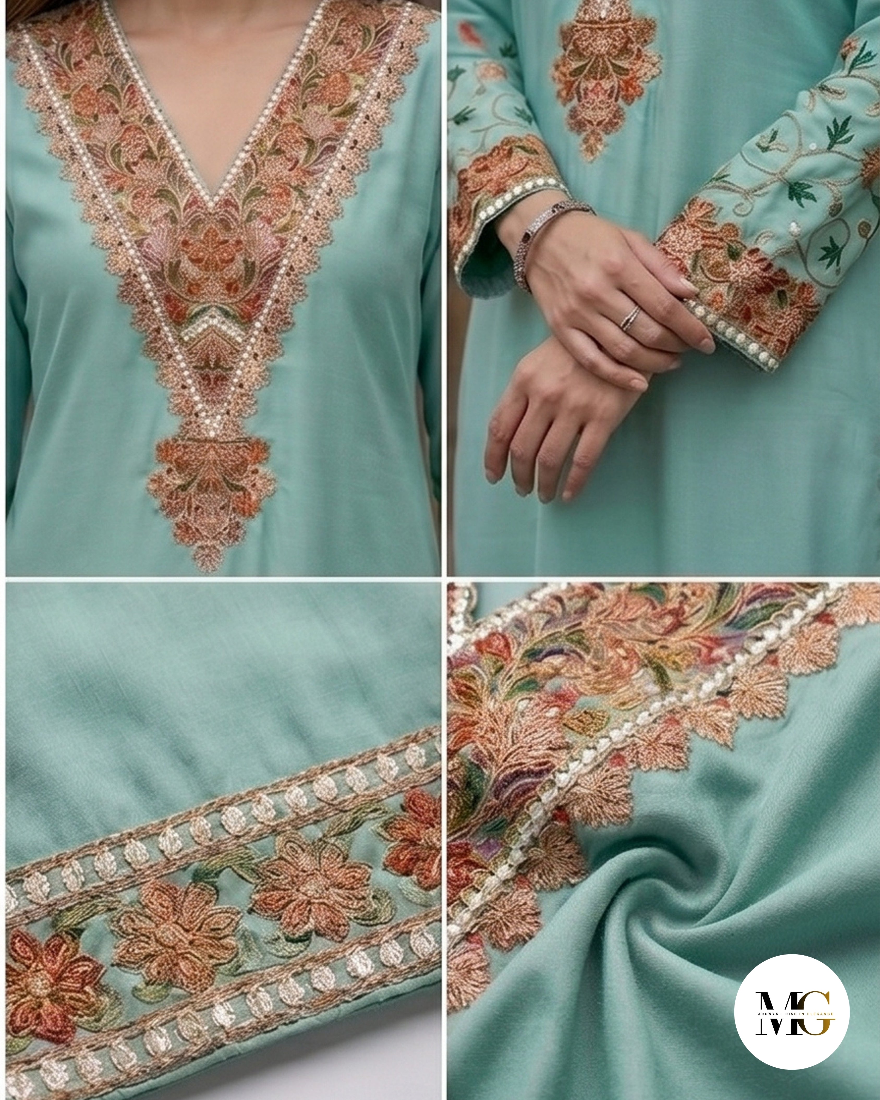 The Pahadi Mint by Daastaan-e-Aari - Coord Set