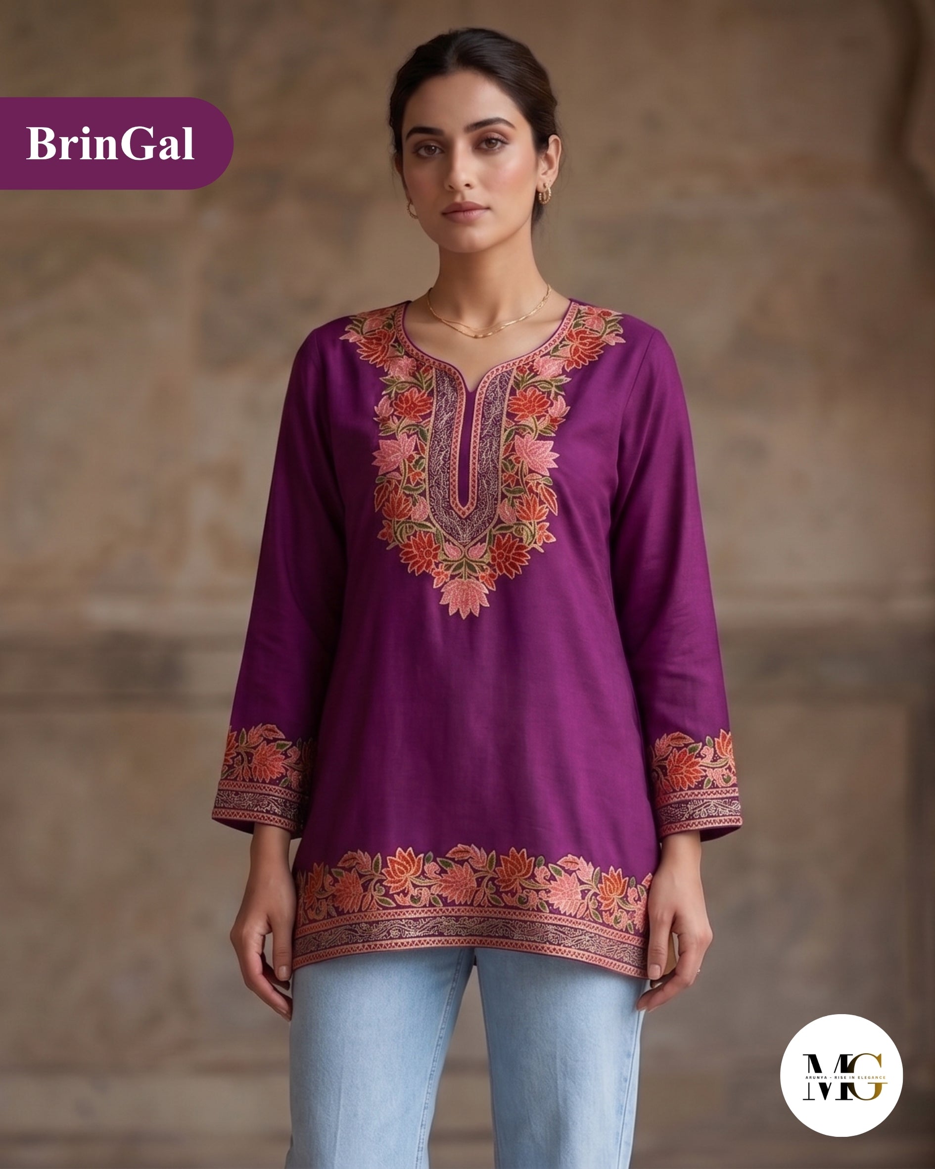 BrinGal featured by Modern Mehfil - Short Kurti