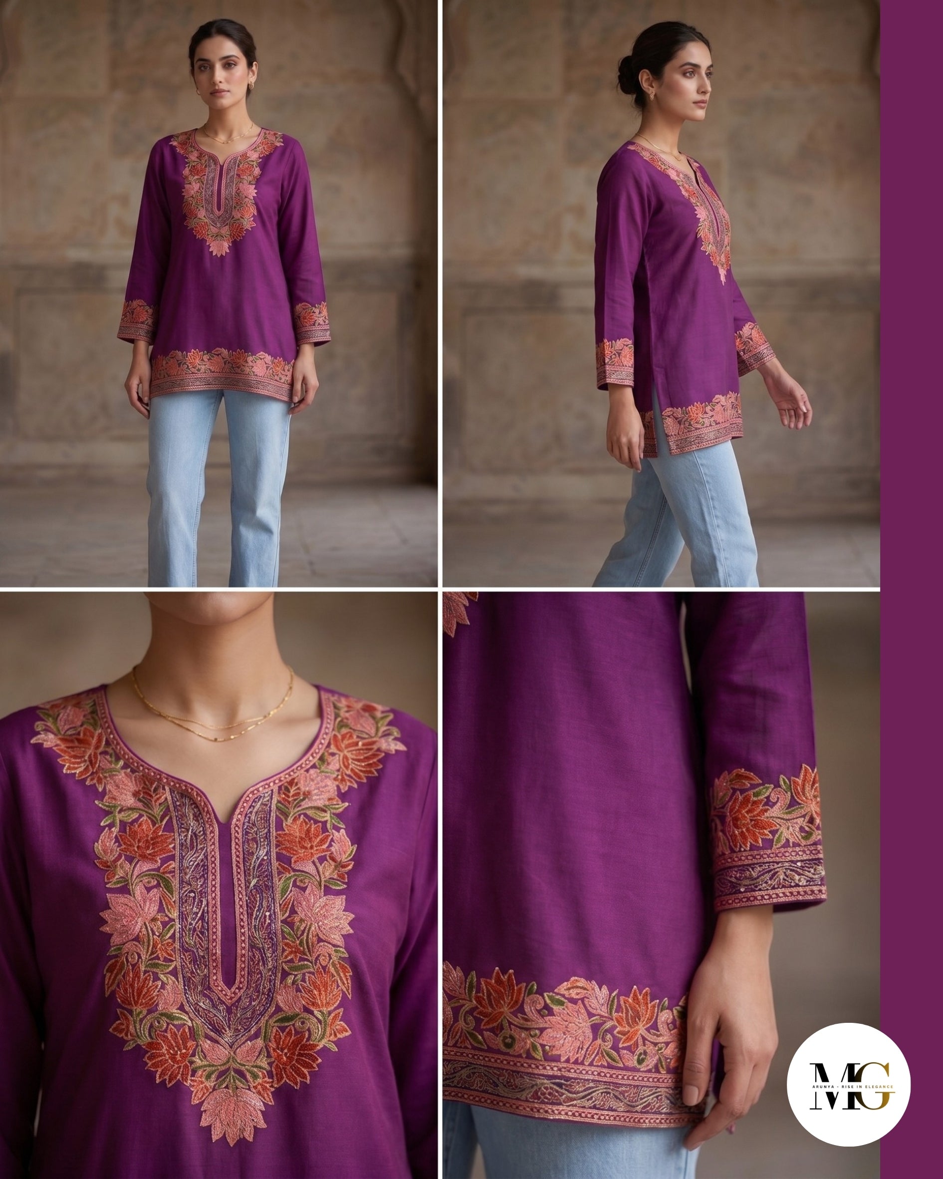 BrinGal featured by Modern Mehfil - Short Kurti