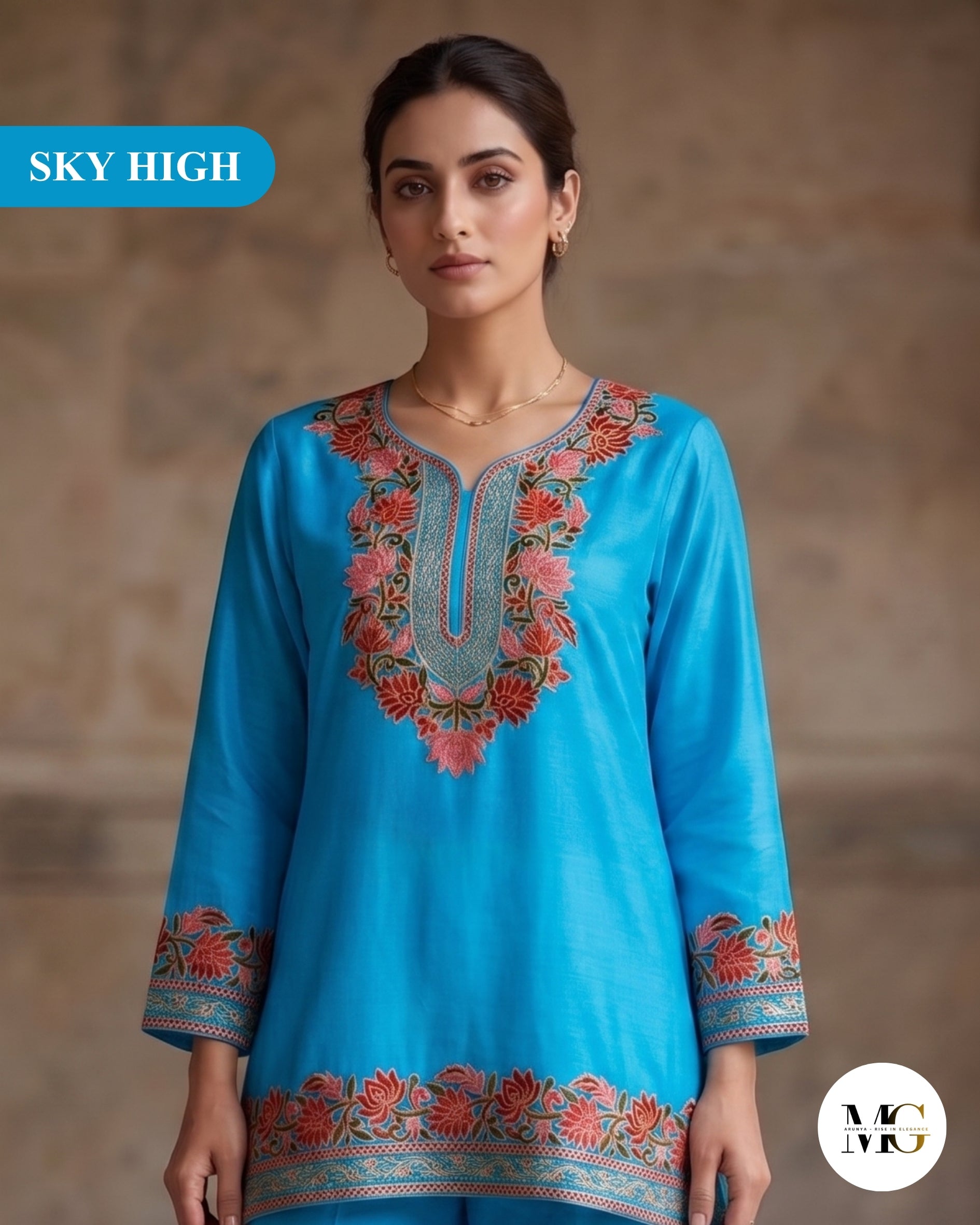 Sky High featured by Modern Mehfil - Short Kurti