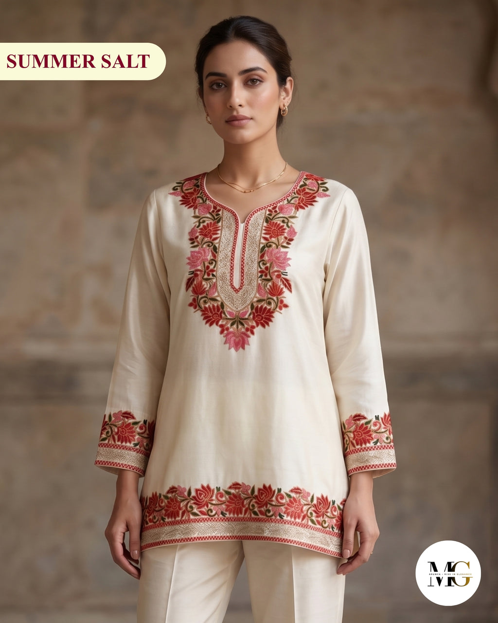 Summer Salt featured by Modern Mehfil - Short Kurti
