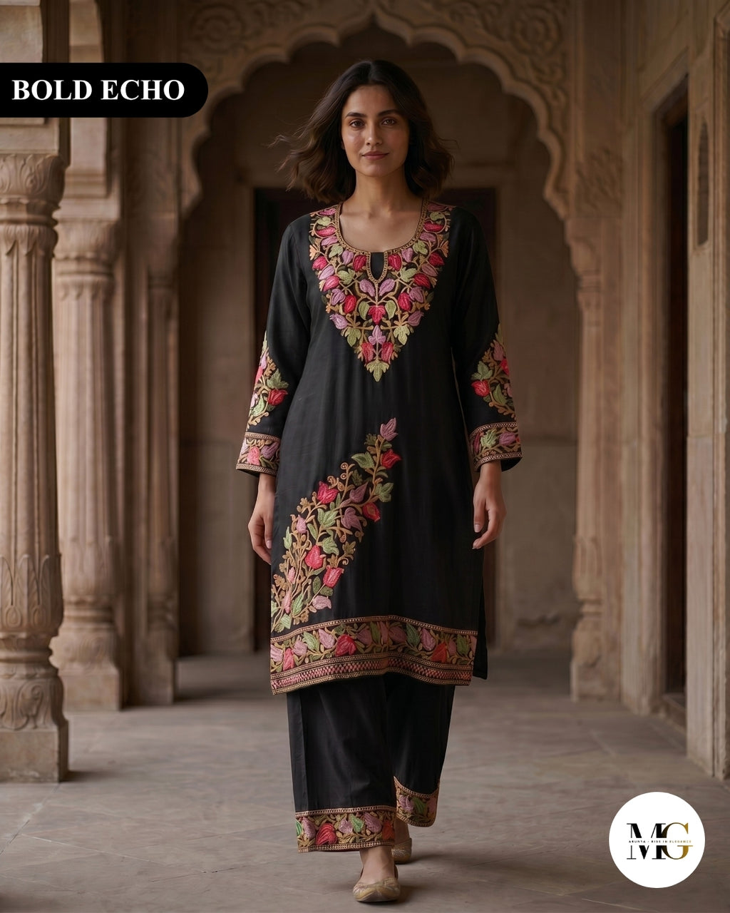 Bold Echo featured by The Aari in NAari - Coord Set