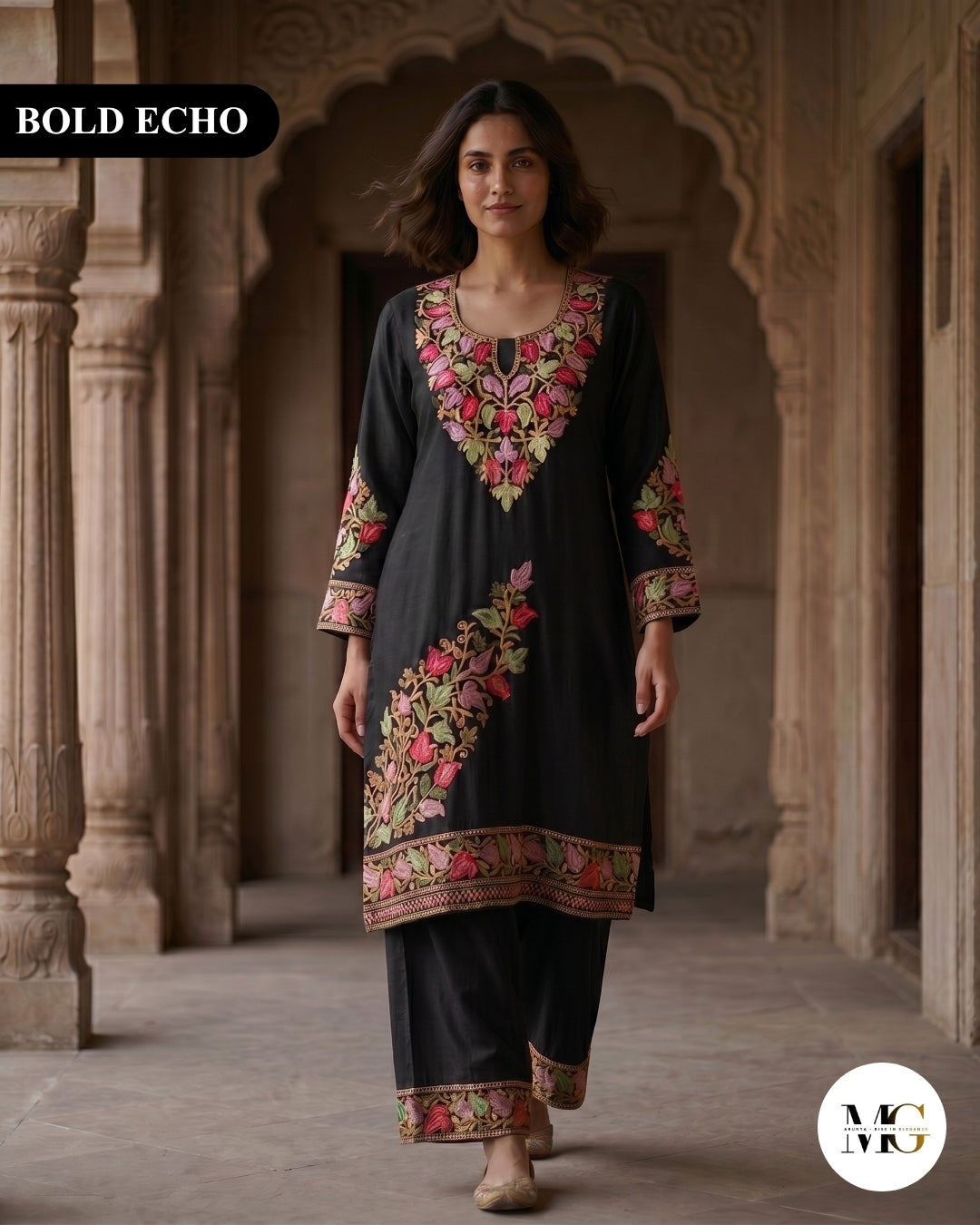 Bold Echo featured by The Aari in NAari - Coord Set